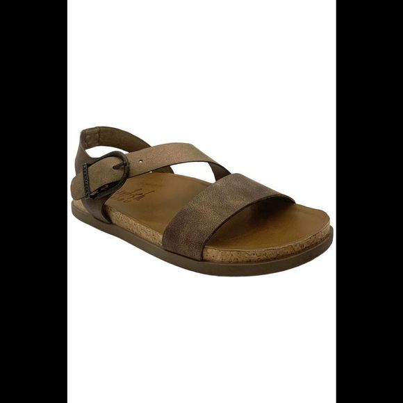 Blowfish Malibu Women's Lance Sandal Walnut/Penny - Medium - Picture 1 of 3